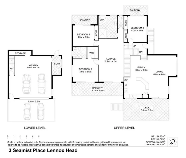 Floorplan of Homely house listing, 3 Seamist Place, Lennox Head NSW 2478