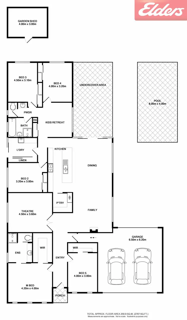 Floorplan of Homely house listing, 70 Firestone Way, Wodonga VIC 3690
