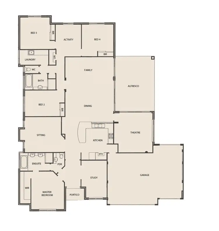 Floorplan of Homely house listing, 13 Carnarvon Way, Erskine WA 6210