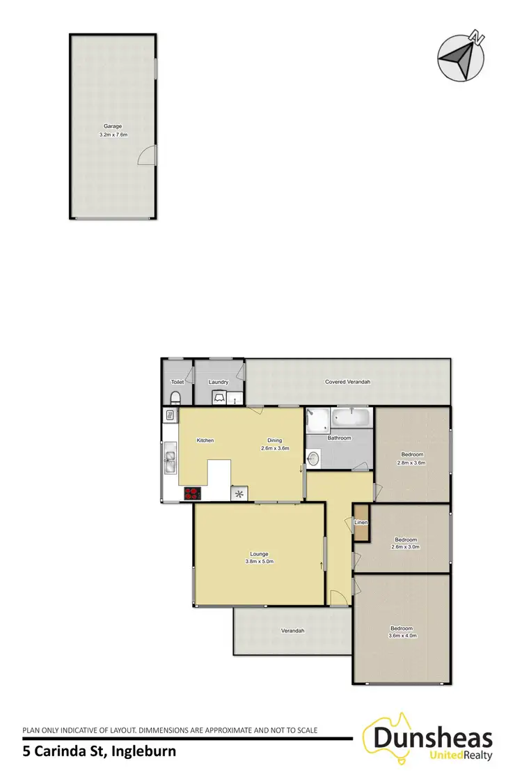 Floorplan of Homely house listing, 5 Carinda Street, Ingleburn NSW 2565