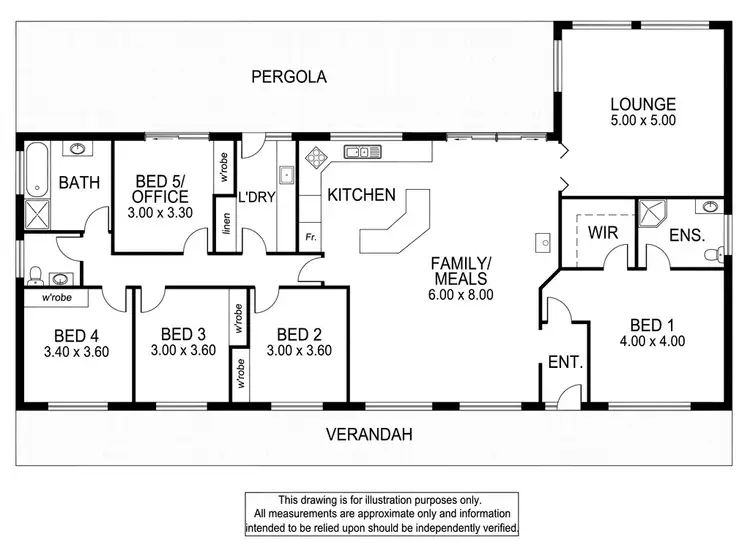 Floorplan of Homely house listing, 20 Eldridge Drive, Mount Gambier SA 5291