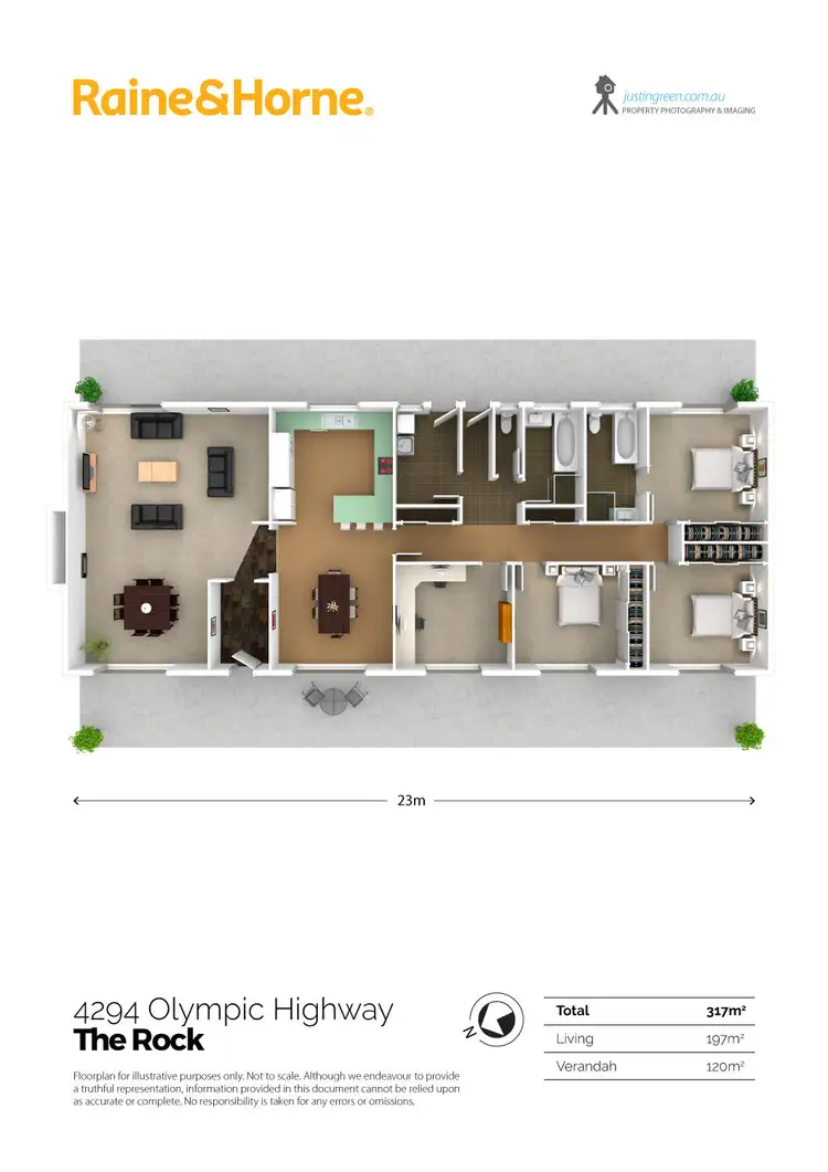Floorplan of Homely house listing, 4294 Olympic Highway, The Rock NSW 2655