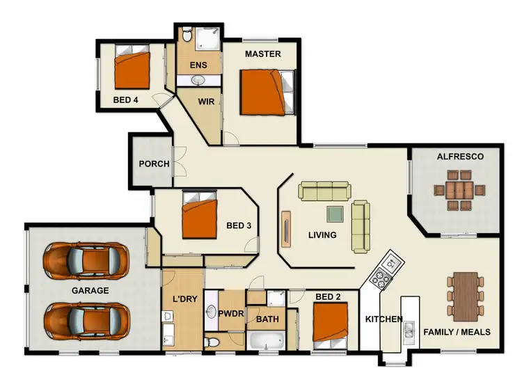 Floorplan of Homely house listing, 44 Catalina Cct, Forest Lake QLD 4078