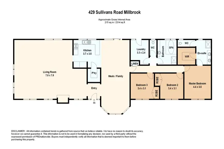 Floorplan of Homely house listing, 429 Sullivans Road, Gordon VIC 3345