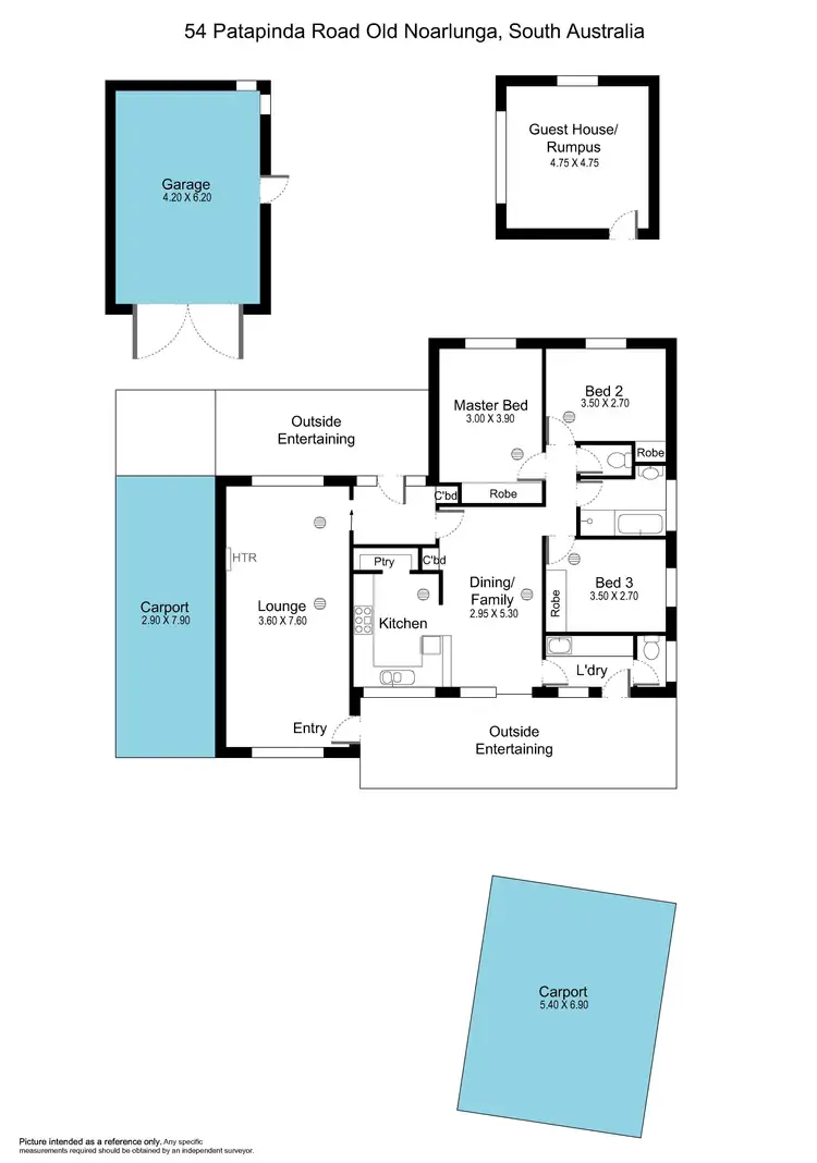Floorplan of Homely house listing, 54 Patapinda Road, Old Noarlunga SA 5168