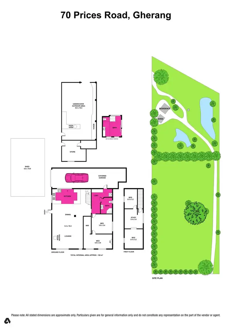 Floorplan of Homely house listing, 70 Prices Road, Gherang VIC 3240