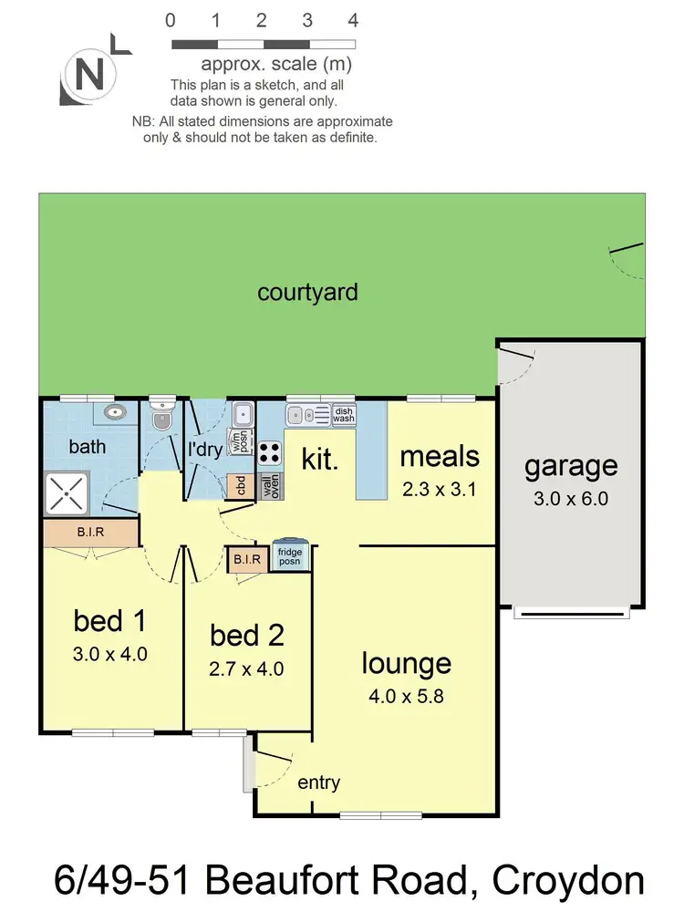 Floorplan of Homely unit listing, 6/49-51 Beaufort Road, Croydon VIC 3136