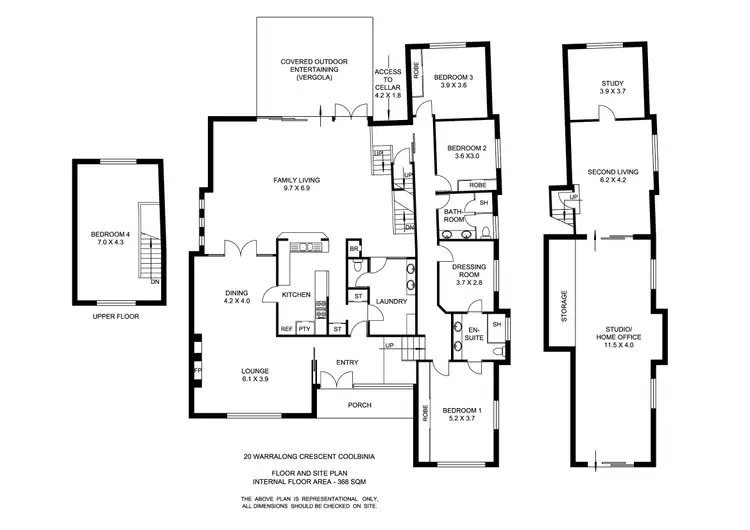 Floorplan of Homely house listing, 20 Warralong Crescent, Coolbinia WA 6050