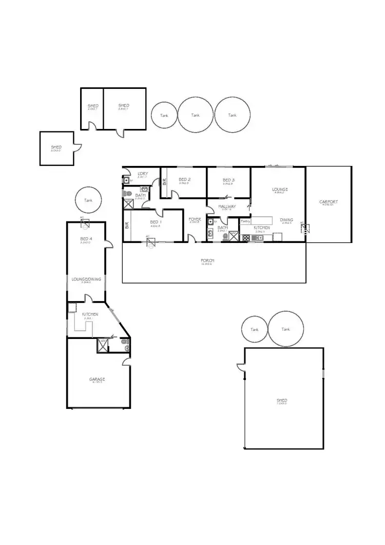Floorplan of Homely house listing, 8-10 (Lot 121) Wangary Street, Wanilla SA 5607