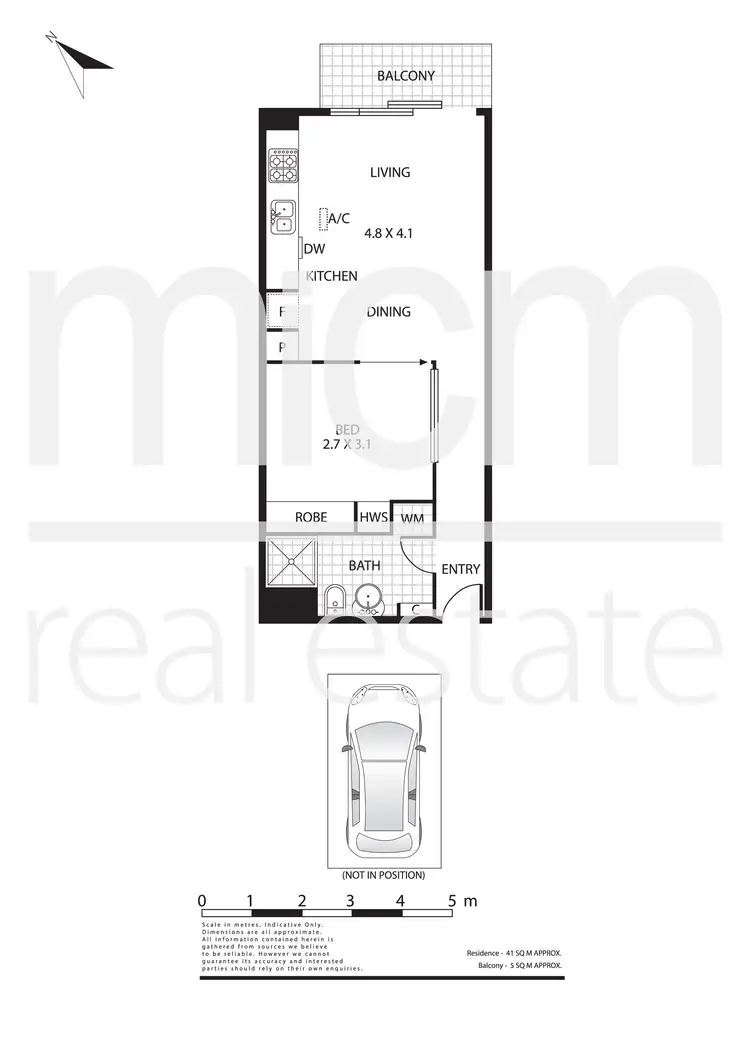 Floorplan of Homely apartment listing, 606/16 Liverpool Street, Melbourne VIC 3000