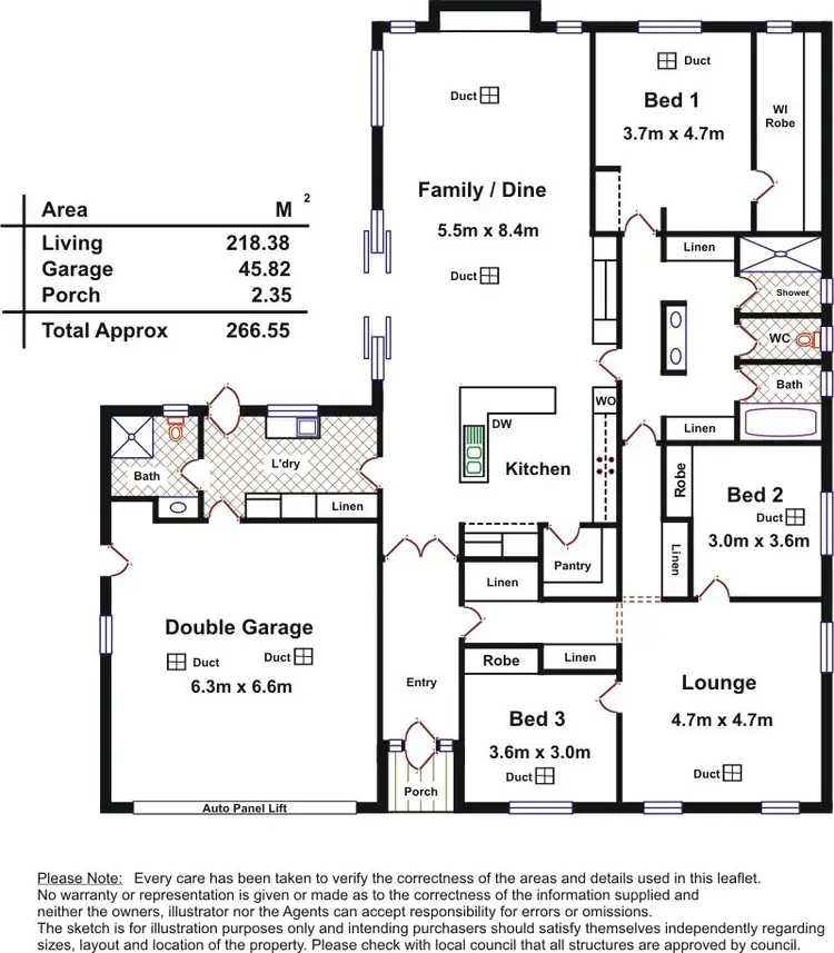 Floorplan of Homely house listing, 3 Evans Court, Lyndoch SA 5351