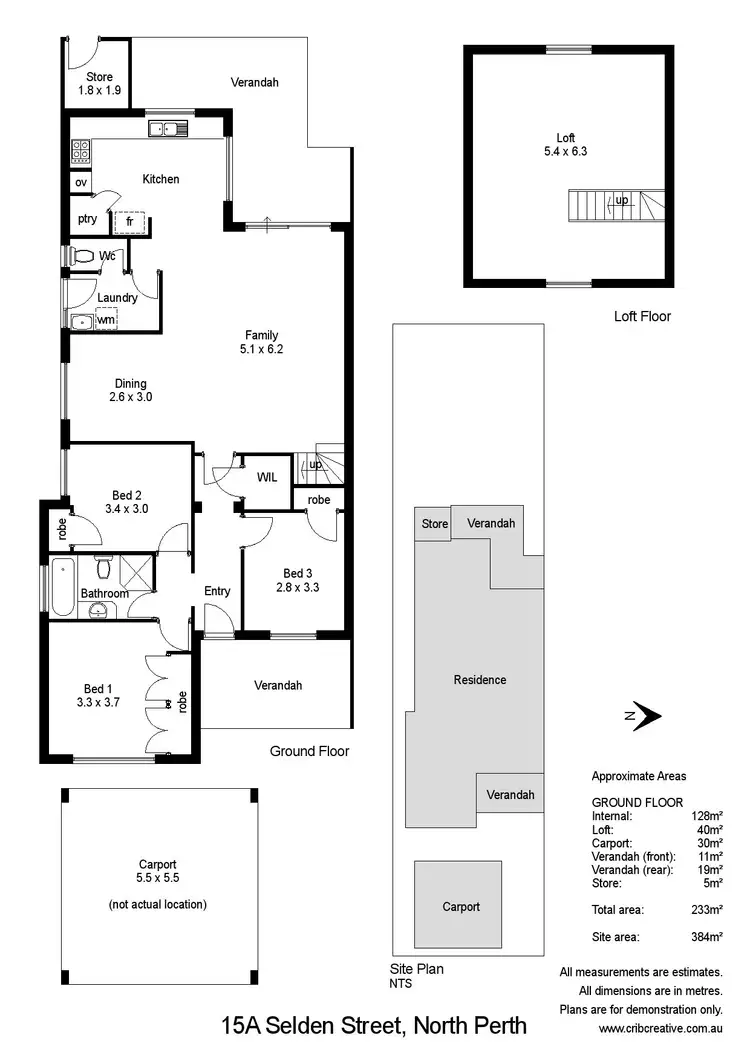 Floorplan of Homely house listing, 15a Selden Street, North Perth WA 6006