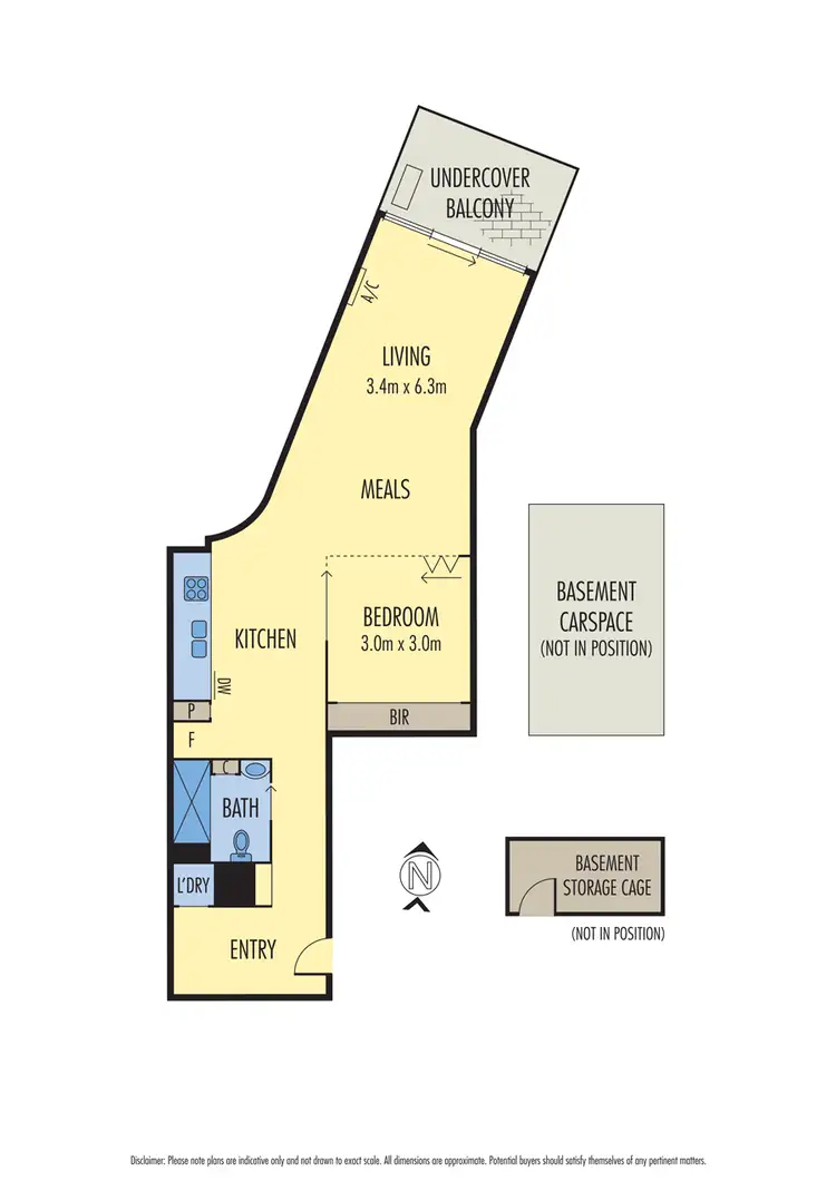 Floorplan of Homely apartment listing, 616/539 St.Kilda Road, Melbourne VIC 3004