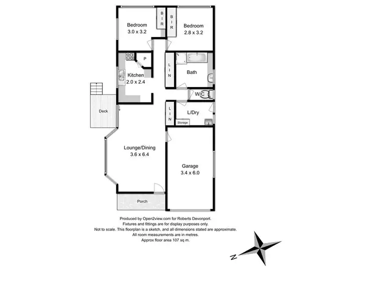 Floorplan of Homely house listing, 6 Olive Court, Miandetta TAS 7310