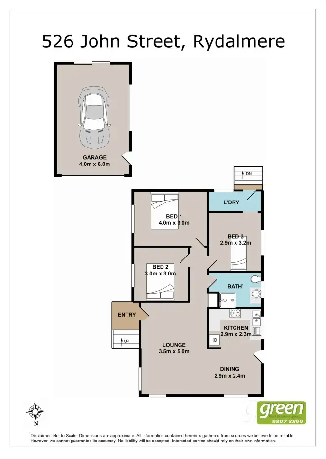 Floorplan of Homely house listing, 526 John Street, Rydalmere NSW 2116