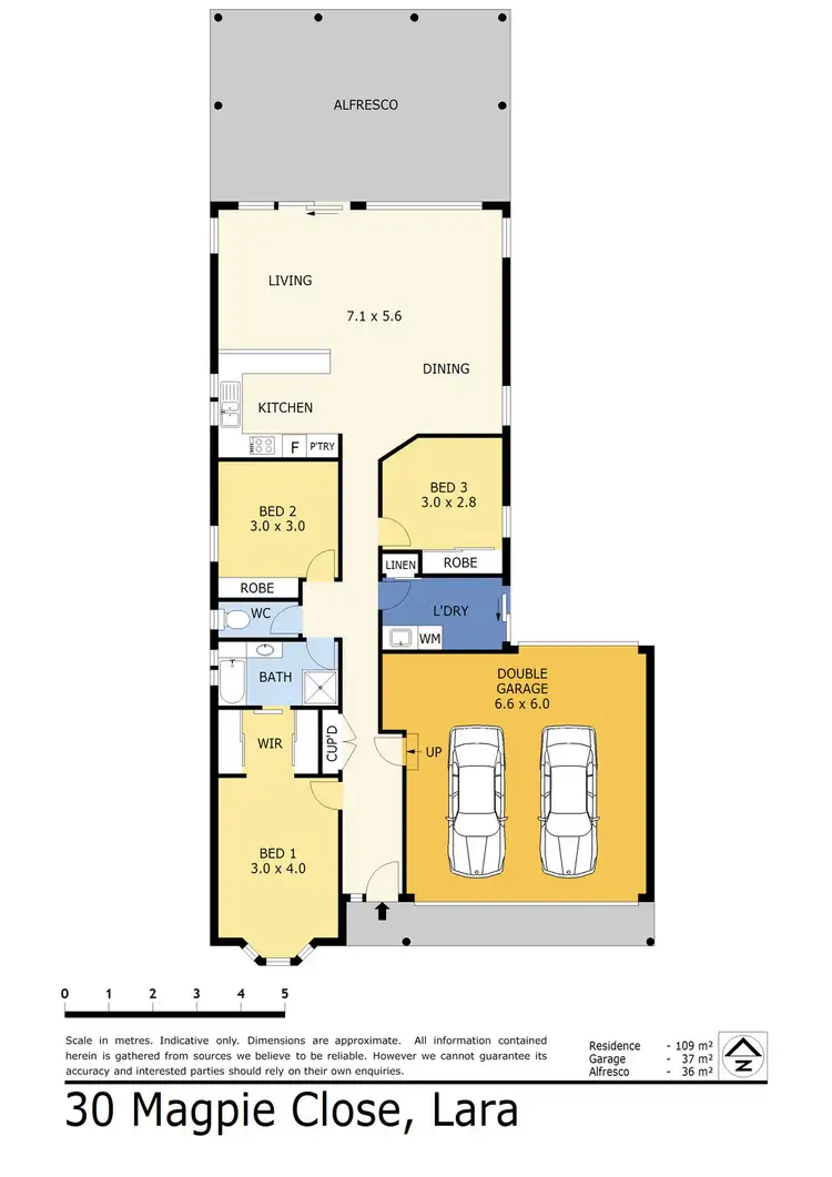 Floorplan of Homely house listing, 30 Magpie Close, Lara VIC 3212
