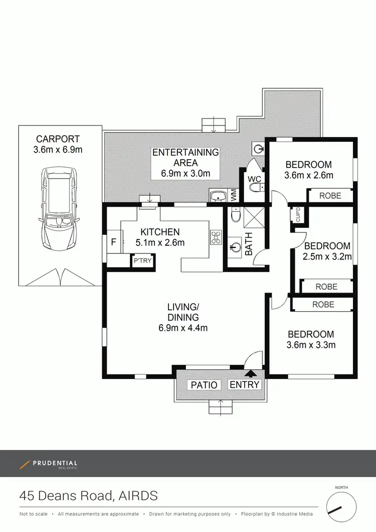 Floorplan of Homely house listing, 45 Deans Road, Airds NSW 2560