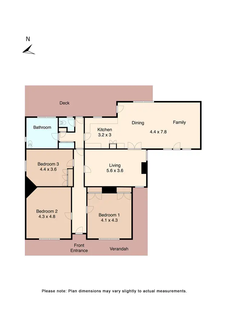 Floorplan of Homely house listing, Lot 1/325 Errard Street South, Ballarat Central VIC 3350