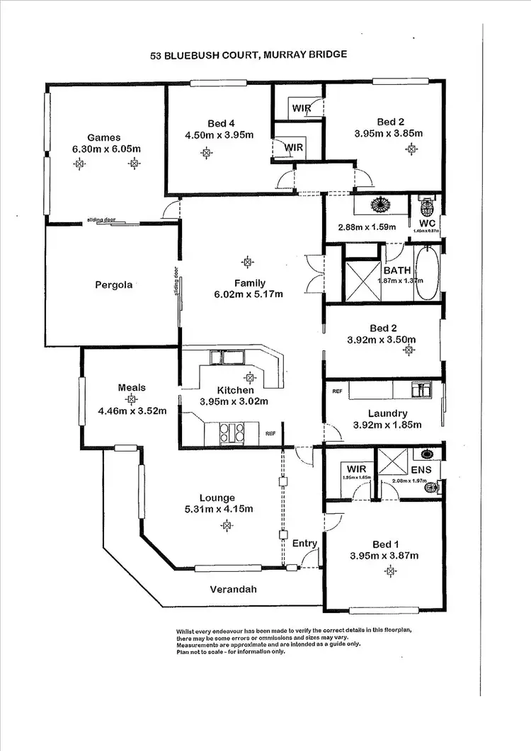 Floorplan of Homely house listing, 53 Bluebush Crt, Murray Bridge South SA 5253