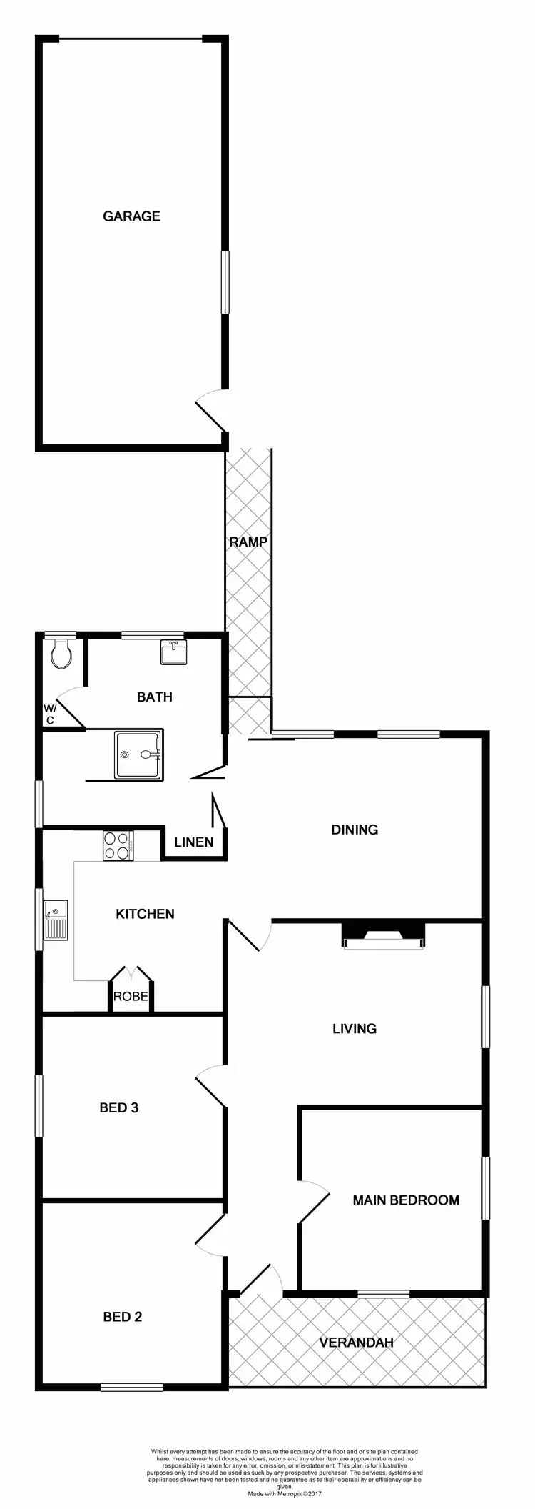 Floorplan of Homely house listing, 51 Capp St, Telarah NSW 2320
