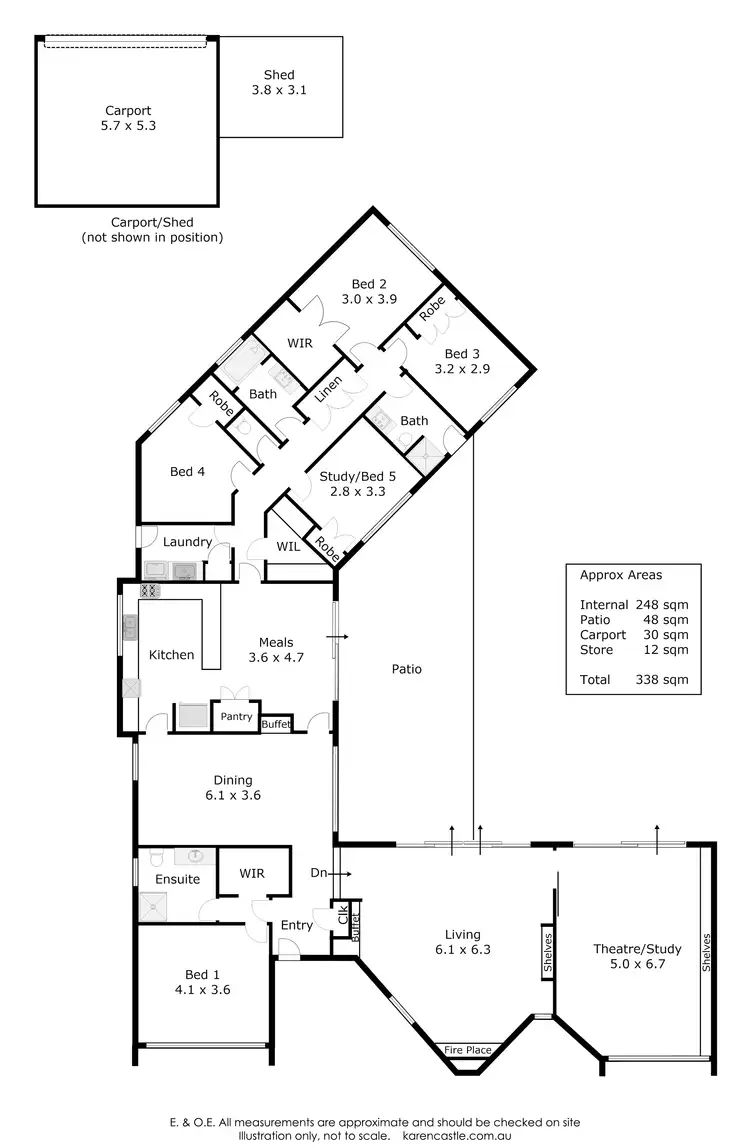 Floorplan of Homely house listing, 7B Keane Street, Peppermint Grove WA 6011