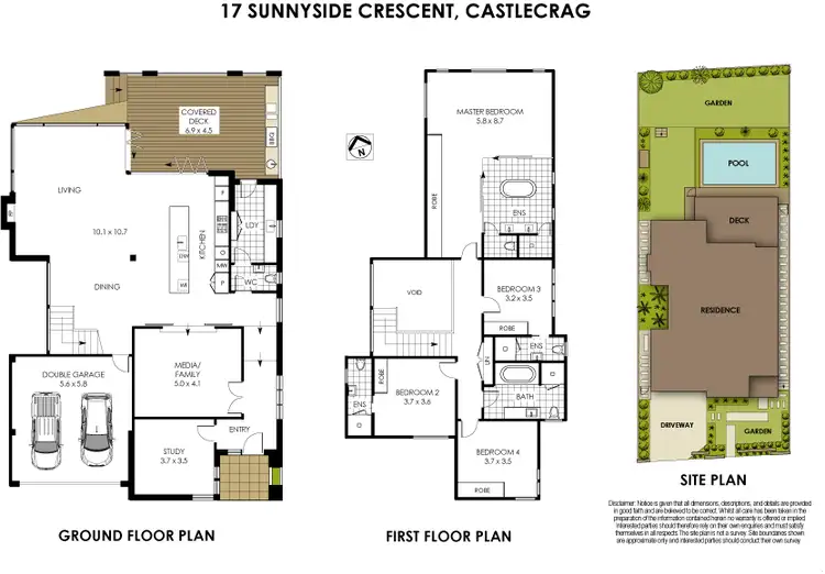 Floorplan of Homely house listing, 17 Sunnyside Crescent, Castlecrag NSW 2068