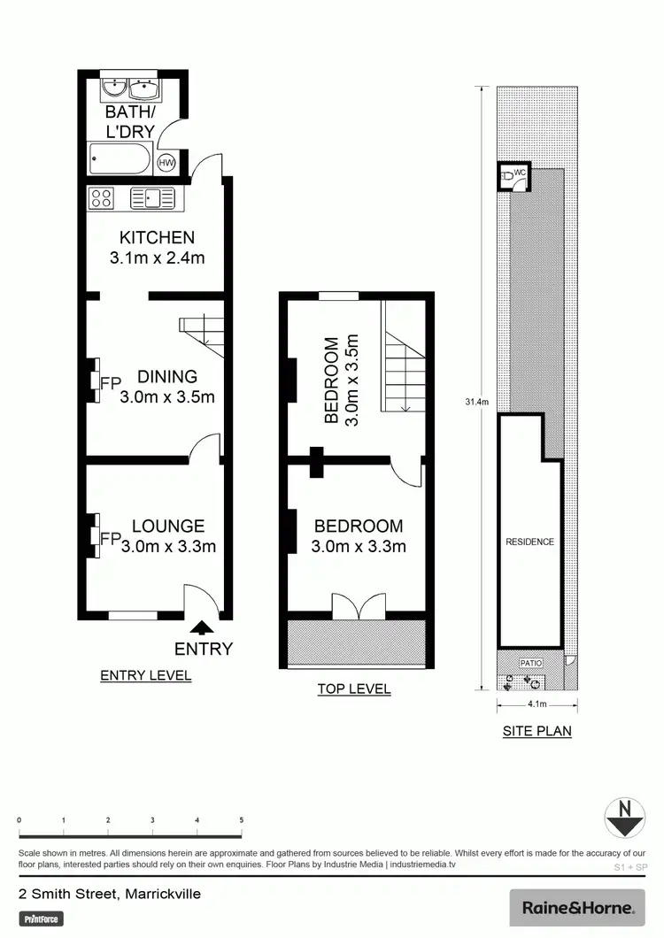 Floorplan of Homely house listing, 2 Smith Street, Marrickville NSW 2204