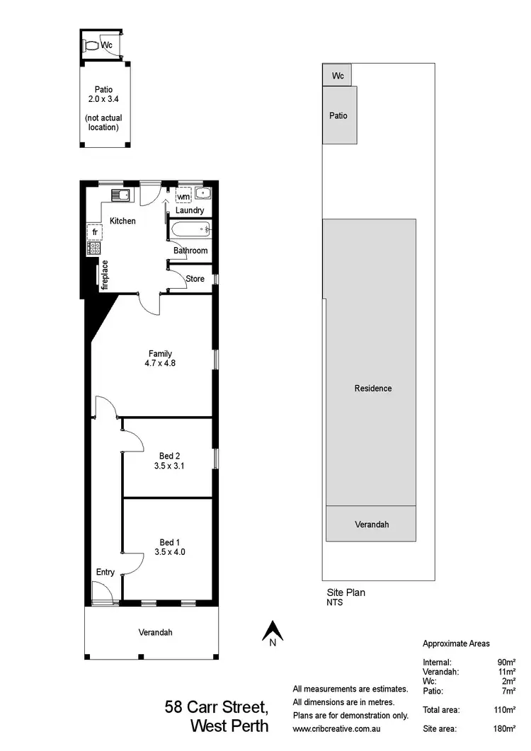 Floorplan of Homely house listing, 58 Carr Street, West Perth WA 6005