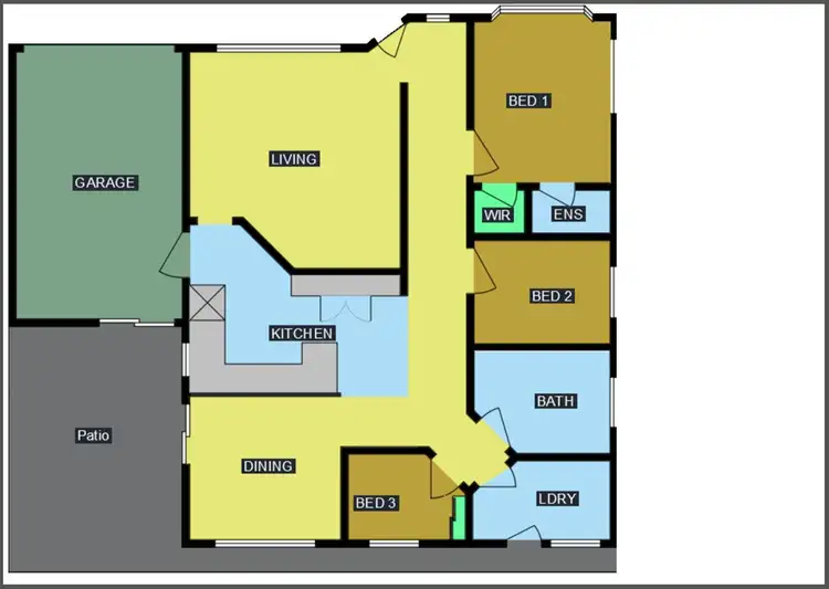 Floorplan of Homely house listing, 3 Pembury Court, Wellington Point QLD 4160
