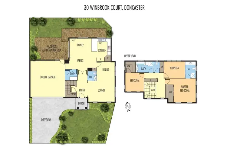 Floorplan of Homely house listing, 30 Winbrook Court, Doncaster VIC 3108