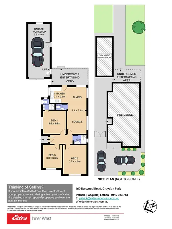 Floorplan of Homely house listing, 160 Burwood Road, Croydon Park NSW 2133