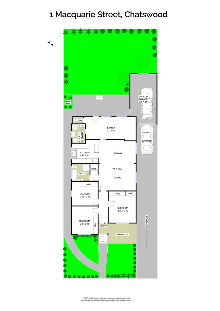 Floorplan of Homely house listing, 1 Macquarie Street, Chatswood NSW 2067