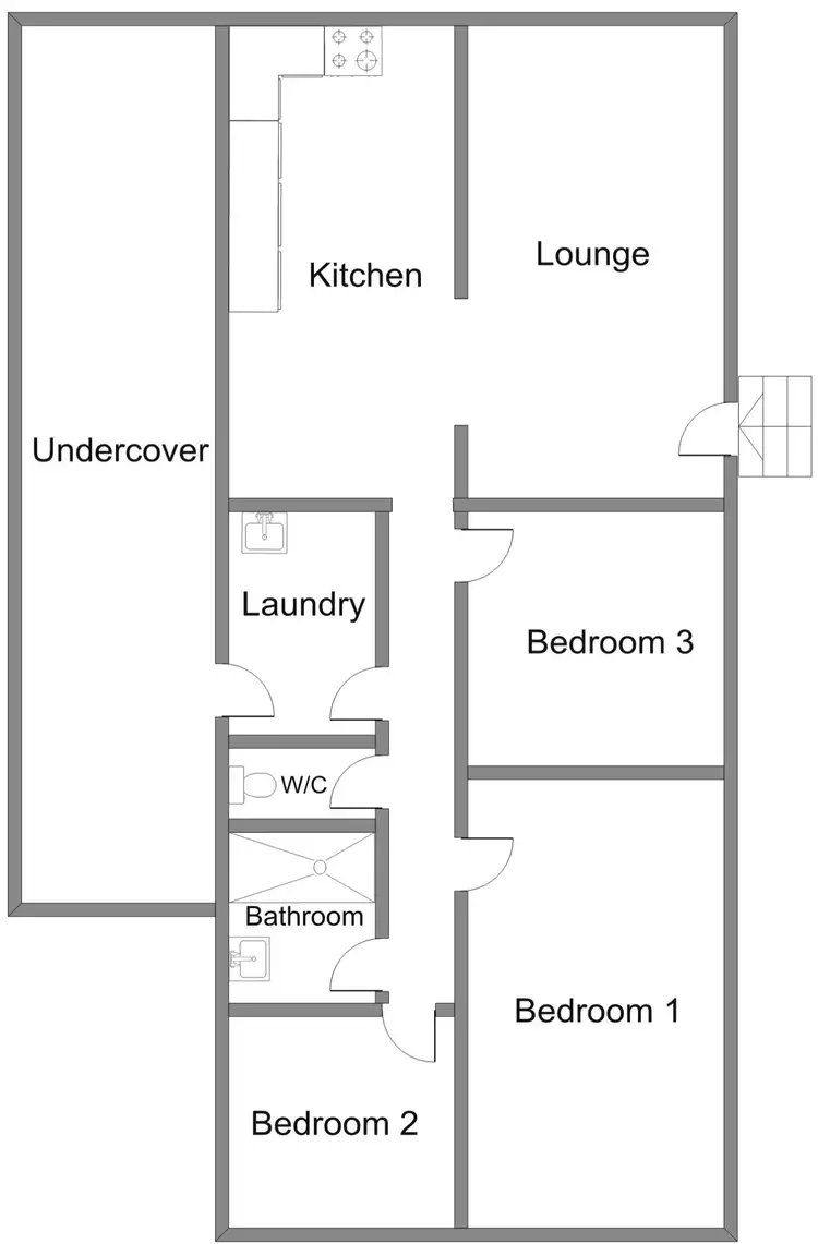 Floorplan of Homely house listing, 56 Ramsay Terrace, Bordertown SA 5268