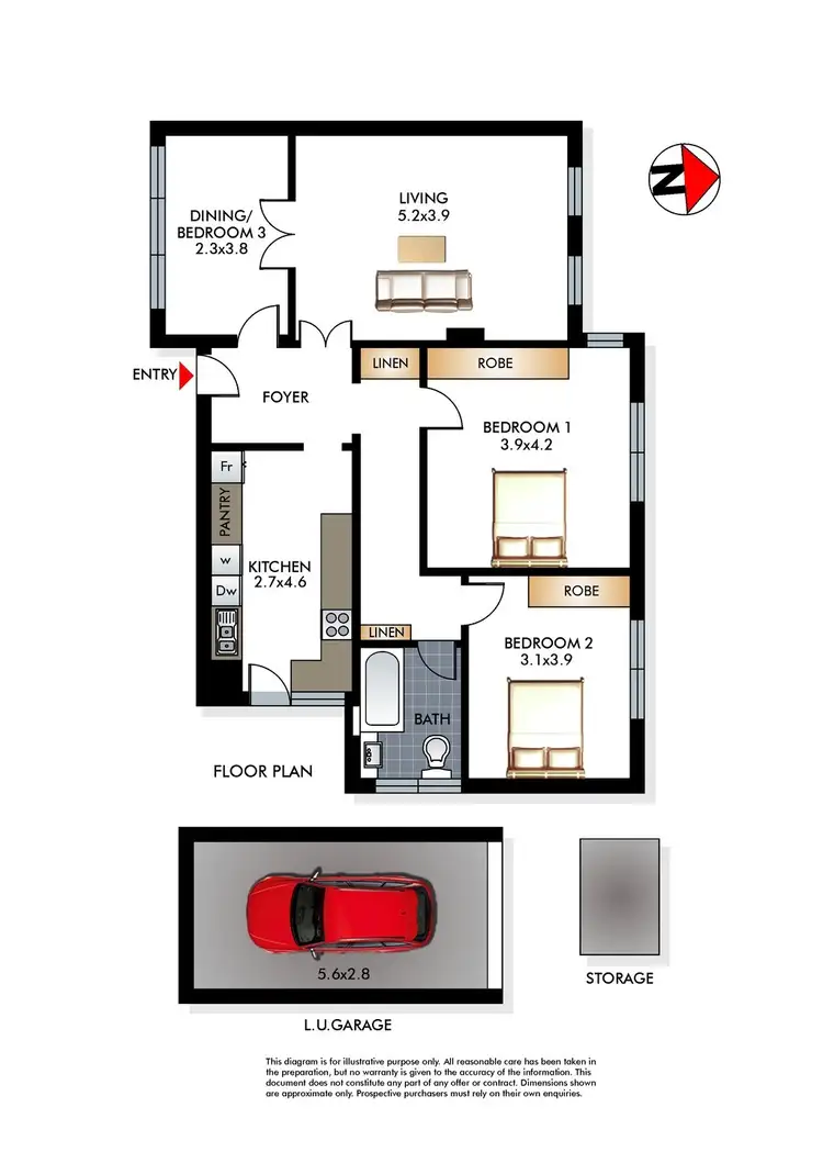 Floorplan of Homely apartment listing, 6/5 Towns Road, Vaucluse NSW 2030
