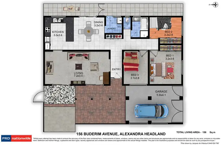 Floorplan of Homely house listing, 156 Buderim Avenue, Alexandra Headland QLD 4572