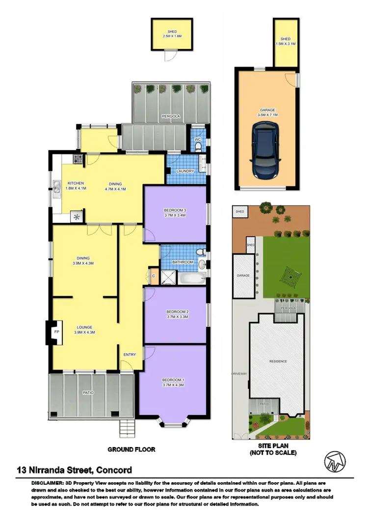Floorplan of Homely house listing, 13 Nirranda Street, Concord West NSW 2138