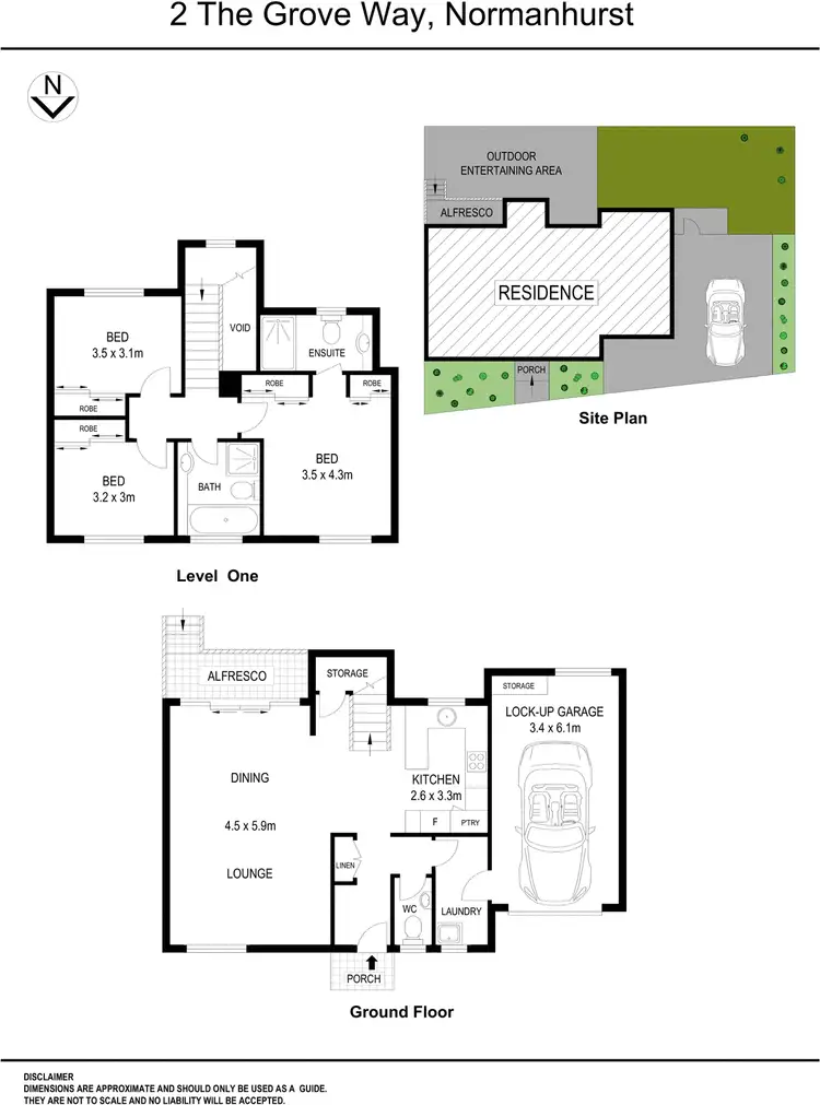 Floorplan of Homely house listing, 2 The Grove Way, Normanhurst NSW 2076