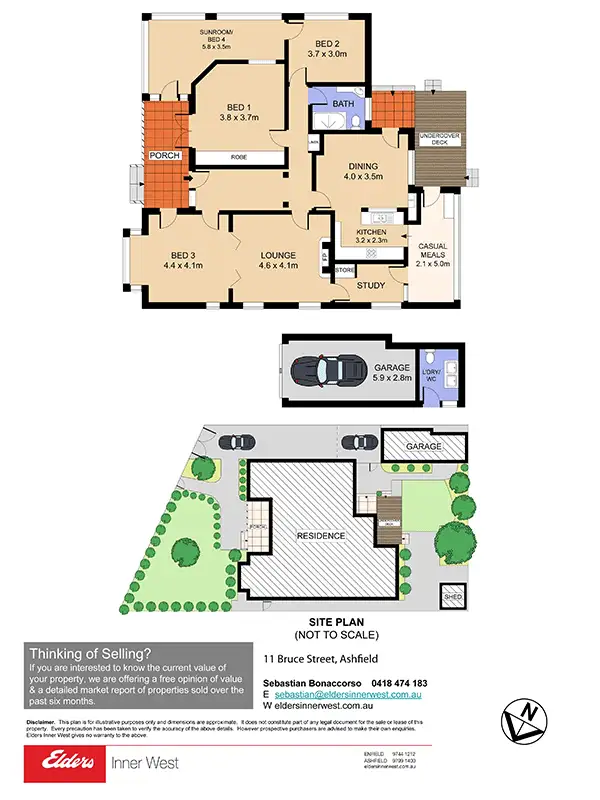 Floorplan of Homely house listing, 11 Bruce Street, Ashfield NSW 2131
