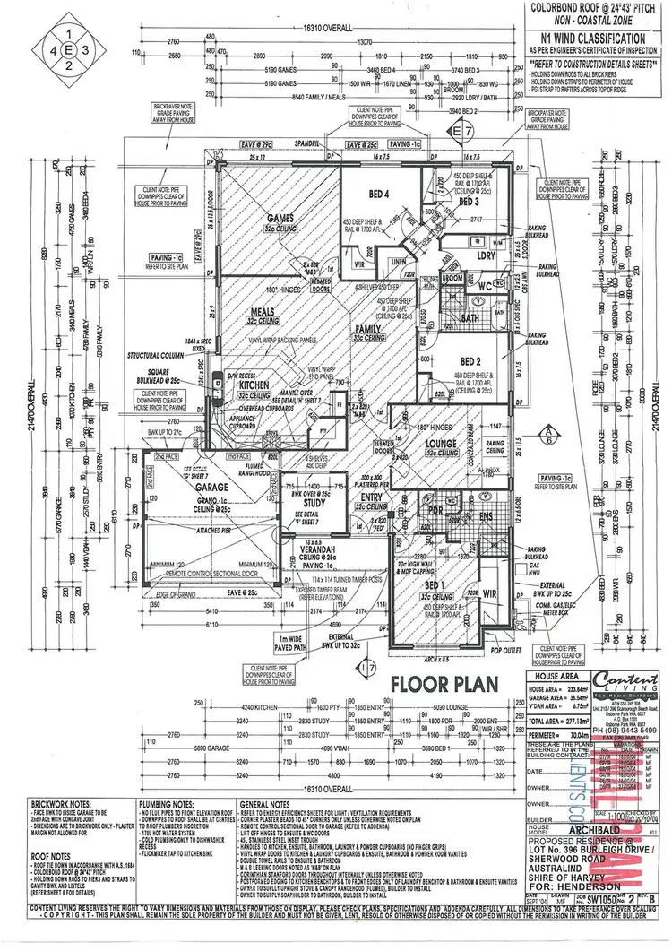 Floorplan of Homely house listing, 48 Burleigh Drive, Australind WA 6233
