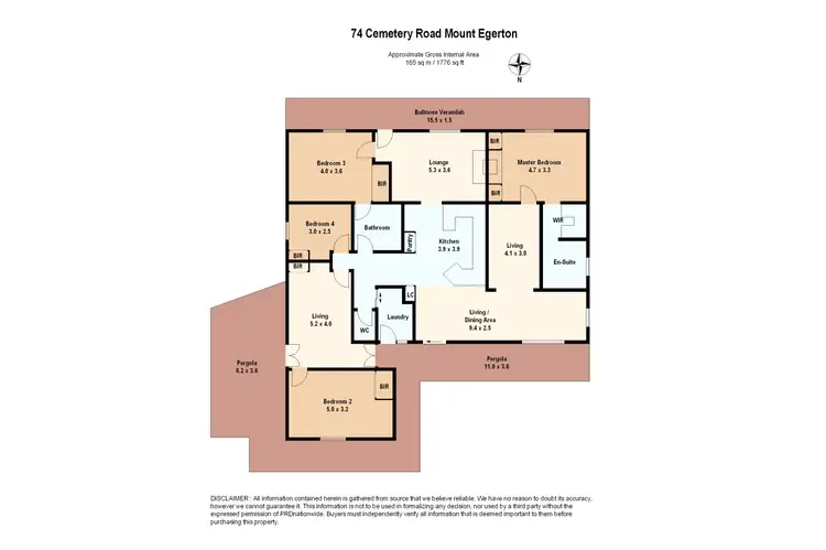 Floorplan of Homely house listing, 74 Cemetery Road, Mount Egerton VIC 3352