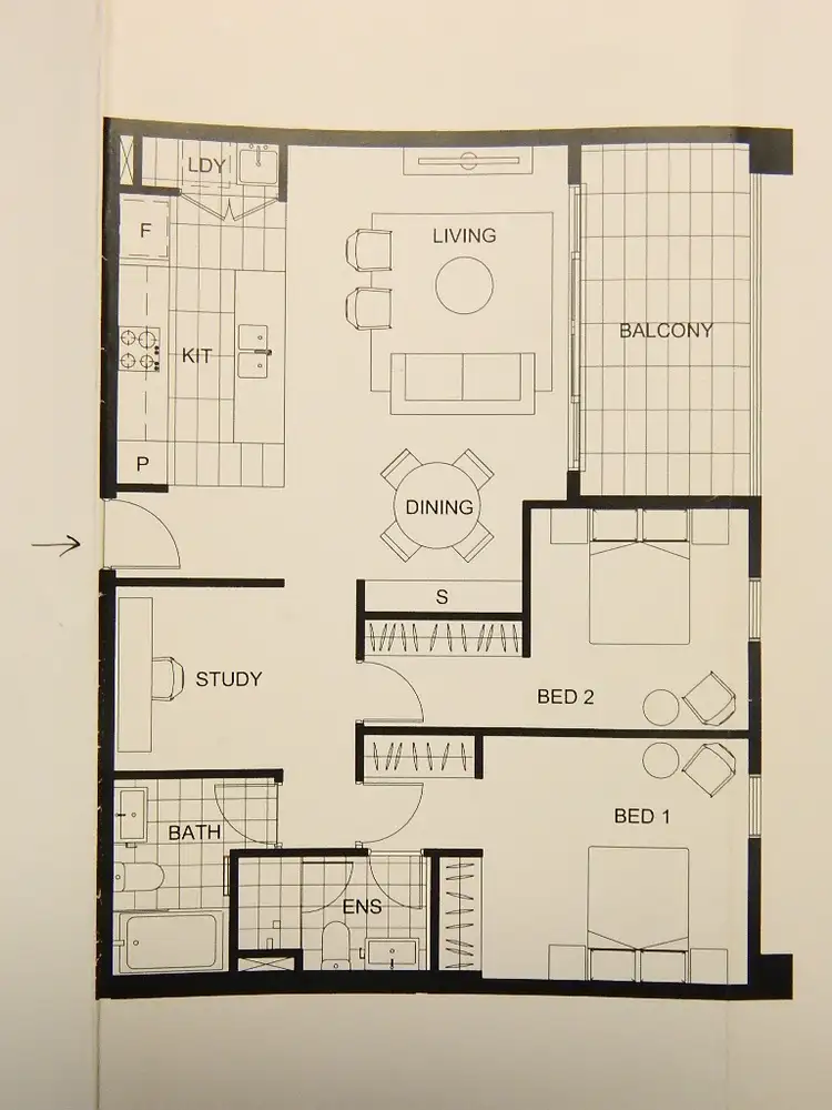 Floorplan of Homely unit listing, Address available on request
