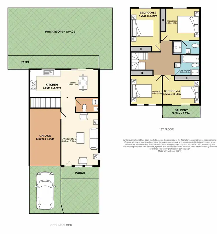 Floorplan of Homely townhouse listing, 213a Kildare Road, Doonside NSW 2767