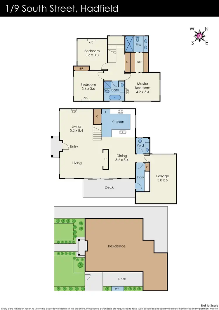 Floorplan of Homely house listing, 1/9 South Street, Hadfield VIC 3046