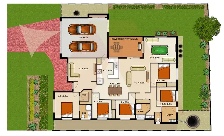 Floorplan of Homely house listing, 19 Glenlee Place, Parkinson QLD 4115