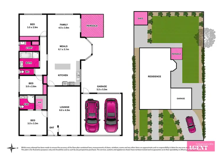 Floorplan of Homely house listing, 72 Rossack Drive, Waurn Ponds VIC 3216