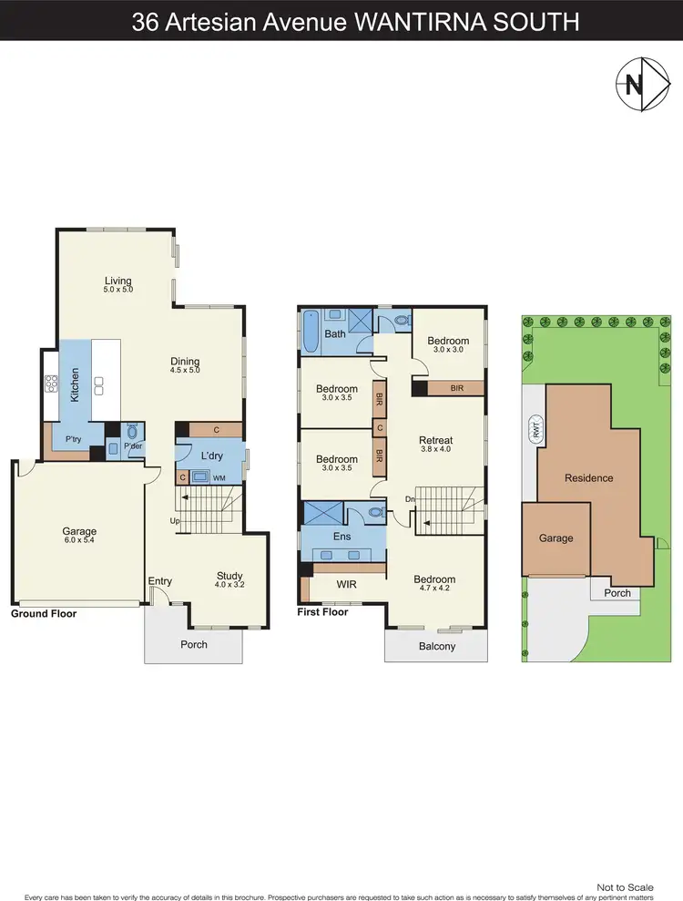 Floorplan of Homely house listing, 36 Artesian Avenue, Wantirna South VIC 3152