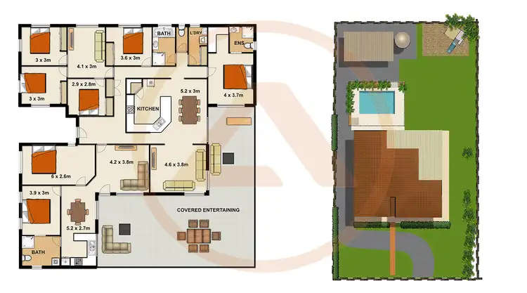 Floorplan of Homely house listing, 82-84 Red Cedar Crescent, Jimboomba QLD 4280