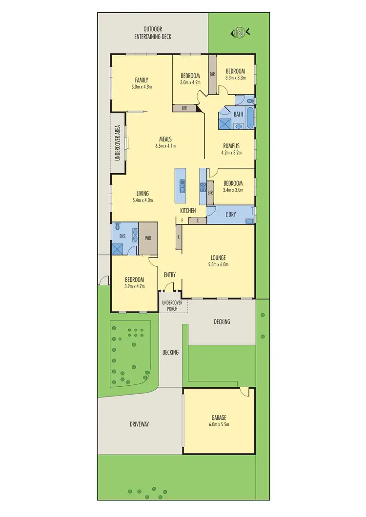 Floorplan of Homely house listing, 13 Melville Street, Tarneit VIC 3029