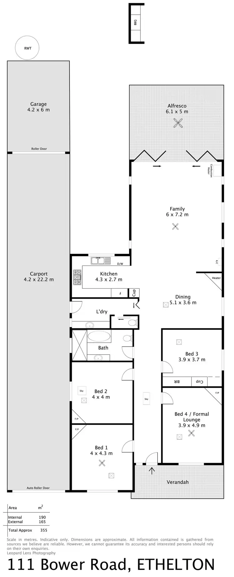 Floorplan of Homely house listing, 111 Bower Road, Ethelton SA 5015