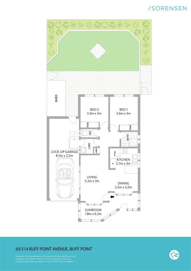 Floorplan of Homely house listing, 60/314 Buff Point Avenue, Buff Point NSW 2262